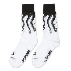 Octopus-Octopus Original Socks - White - Calzini Bianchi / Neri -CRVR0SX01-WHITE