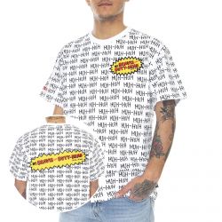 Iuter-Mens B&B Ignorant T-Shirt - White - Maglietta Girocollo Uomo Bianca / Multicolore-21SITS90-WHITE