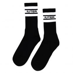 Iuter-Iuter Stripes Black / White Socks-22SISX04