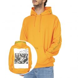 Iuter-Mens Shame Hoodie Orange Sweatshirt-22WISH50-ORANGE