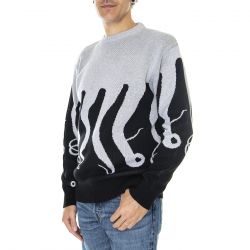 Octopus-Mens Octopus Original Jumper Grey Sweater-22WOJM01-GREY