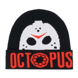 Octopus-Jason Beanie Black - Cappellino a Cuffia Nero-22WOBN80