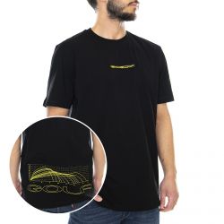 Oakley-Mens Stretch Logo Patch Black T-Shirt-FOA400050-02E