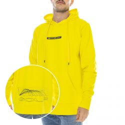 Oakley-Golfing Logo Hoodie - Radiant Yellow - Felpa con Cappuccio Uomo Gialla-FOA400458-5RY