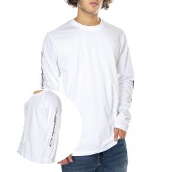 Oakley-Mens Definition Long-Sleeve White T-Shirt -FOA401561-100