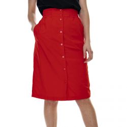 Champion-High Waist Skirt - Red - Gonna Rossa-111663-RS046