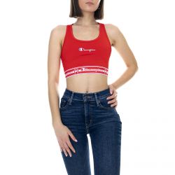 Champion-Bra Tank Top - Red - Top Aderente Donna -111857-RS046