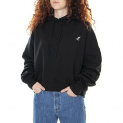 Kangol-Womens Milford Black Hooded Sweatshirt