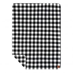 SLOWTIDE-Black / White Blanket-ST473-WHITE