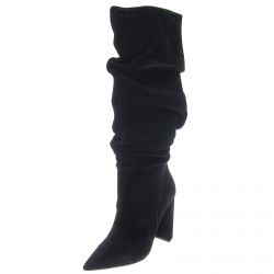Steve Madden-Womens Swagger Black Boots -SWAG01S1-BLK-SUE