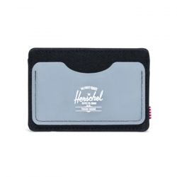 Herschel-Charlie Rubber Rfid Black / Clear Cardholder-10832-04063-OS