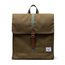Herschel-City Mid-Volume Military Olive Backpack-10486-05651-OS