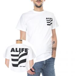 Alife-Museum T-Shirt - White - Maglietta Girocollo Uomo Bianca