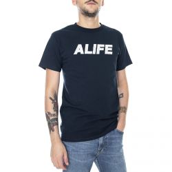 Alife-Mens Sonar Navy Blue T-Shirt