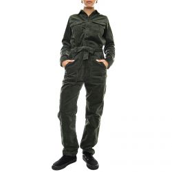 Pepe Jeans-Womens Chleo Dark Green Trench Trucksuit -PL230281-776