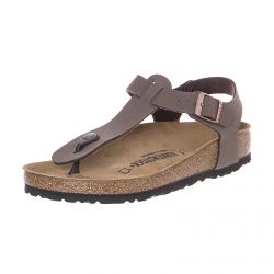 Birkenstock-Unisex Kairo Birko Flor Nubuck Mocca Sandals-147131