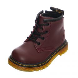 DR.MARTENS-Infants 1460 I Cherry Red Softy Boots