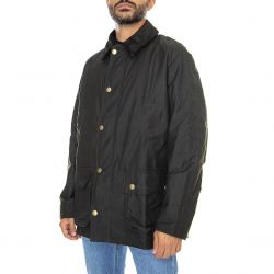 Barbour-Ashby Wax Jacket Olive - Giacca Invernale Uomo Marrone-222MMWX0339-OL71