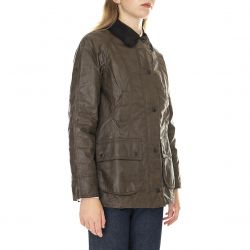 Barbour-Womens Classic Beadnell Wax Jacket Olive -222MLWX0668-OL71
