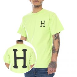 Huf-Mens Essentials Lime T-Shirt-TS01048-LIME