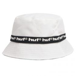 Huf-Reversible Logo Bucket Hat - Muticoloured - Cappello da Pescatore Multicolore-HT00534-BLACK