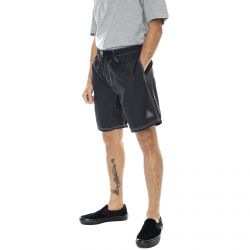Huf-Mens Peak Contrast Shorts - Black - Bermuda Uomo Neri-PT00157-BLACK