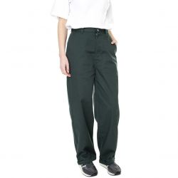 Huf-Twill Baggie - Pantaloni Donna Verdi / Sycamore-WBT0020-SCMRE