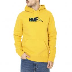Huf-Mens Spectrum Golden Hooded Sweatshirt-PF00419-GLDEN