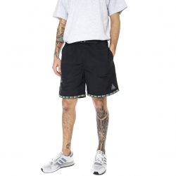 Huf-Mens Teton Tech Black Shorts-PT00206-BLACK