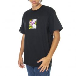 Huf-Mens Inhale Exhale Black T-Shirt-TS01726-BLACK