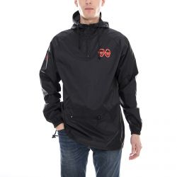 KROOKED-Mens Eyes Black / Red Jacket-KKAHD23021