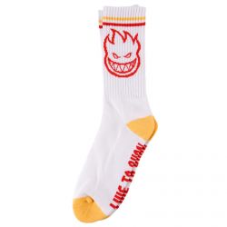 Spitfire-Bighead Socks - White / Yellow / Red - Calzini Multicolore -SFASO0075C