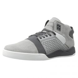 SUPRA-M' Skytop III Grey / Charcoal / White Estate Lace-Up Shoes-08237-060-M-060