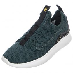 SUPRA-Mens Factor Evergreen / White Lace-Up Low-Profile Shoes