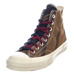Converse-Varsity Chuck 70 High Top Sneakers - Tan / Burgundy / Black - Scarpe Profilo Alto Uomo Multicolore-167130C