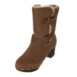 Ugg-Womens Brea Chestnut Brown Boots-UGSBREACN1013596W