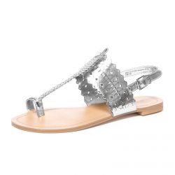 BCBG-Ambrose Mirror - Metallic Silver - Sandali Donna Grigi-BCSAMBROSESILVER