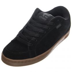 Etnies-Mens Kingpin Shoes - Black / Dark Grey / Gum - Scarpe Stringate Profilo Basso Uomo Nere-4101000091-566