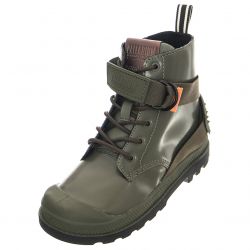 PALLADIUM-Kids Pampa Rock Ranger Olive Night Boots-PAK57234-309-M