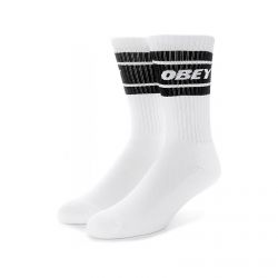 Obey-Cooper II Socks - White / Black - Calzini Bianchi-100260093-WHBK