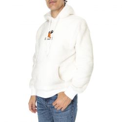 Doomsday-Mens Taoboy Fleece Hoodie Cream Sweatshirt-HDY0106CRE