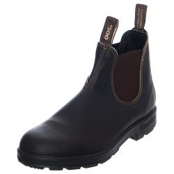 Blundstone-Waxed Classic El 500 Ankle Boots - Stout Brown / Brown - Stivaletti Uomo Marroni-500-500-FW20