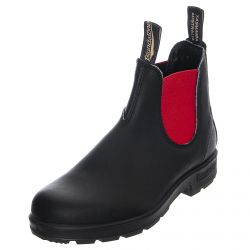 Blundstone-Classic Leather 508 Ankle Boots - Black / Red - Stivaletti Uomo Neri / Rossi-508-508-FW20