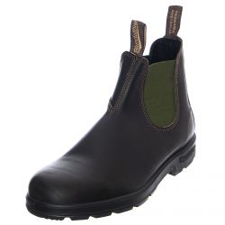 Blundstone-Classic Leather 519 Ankle Boots - Brown / Olive Green - Stivaletti Uomo Marroni / Verdi-519-519-FW20