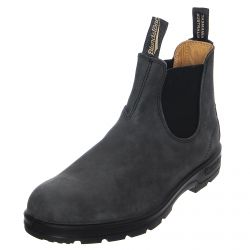 Blundstone-Mens Waxed Classic Rustic 587 Black Ankle Boots-587-587-FW20