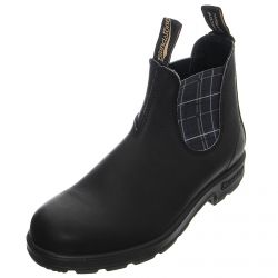Blundstone-Mens Brown Ankle Boots - Black / Navy Tartan - Stivaletti alla Caviglia Uomo Marroni-2102
