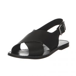 Windsor Smith-Womens Banning Black Sandals-WSSBANNING-BLACK