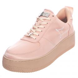 Windsor Smith-Womens Racer Smooth Pink Leather Shoes-WSPRACERR-S