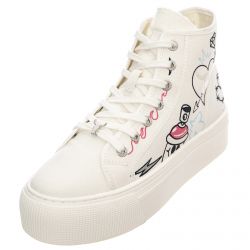 Windsor Smith-Womens Reckless Shoes - White - Scarpe Stringate Profilo Alto Donna Bianche-WSPRECKLESS-WHT