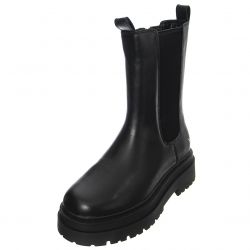 Windsor Smith-Womens Privacy Black Boots-WSSPRIVACY-BLK